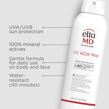 Load image into Gallery viewer, EltaMD UV AOX Mist Broad-Spectrum SPF 40
